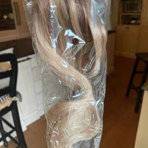 Surnel Clip-In Human Hair Extensions - Caramel Blond. 2 packs. Bought on Amazon